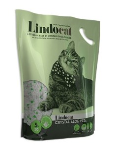 Lindocat Lettiera Per Gatti In Gel Silice Crystal 5 Lt