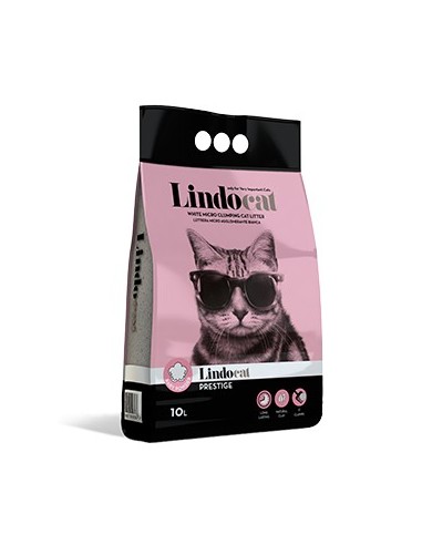Lindocat Lettiera Per Gatti Prestige Agglomerante Profumata Talco 10 Lt