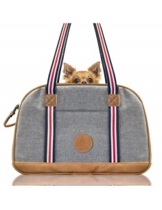 MILK & PEPPER BORSA TRASPORTINO GRIGIO LUXURY 40x20x26 (h) cm