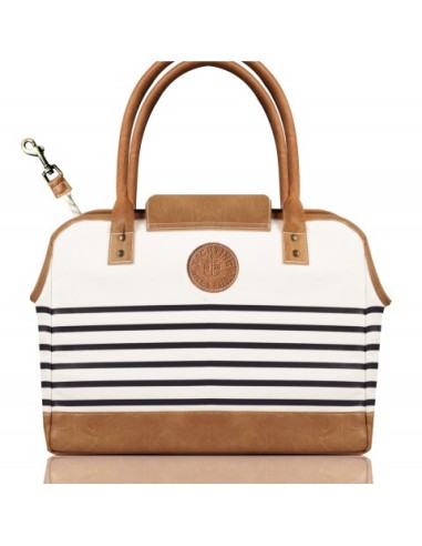 MILK & PEPPER BORSA TRASPORTINO BIANCA LUXURY 40x20x26 (h) cm