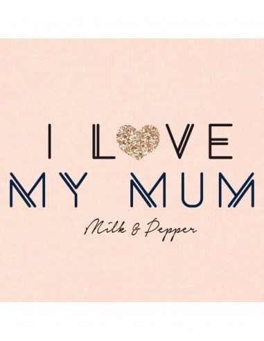 MILK & PEPPER MAGLIETTA I LOVE MUM T-SHIRT PER CANI