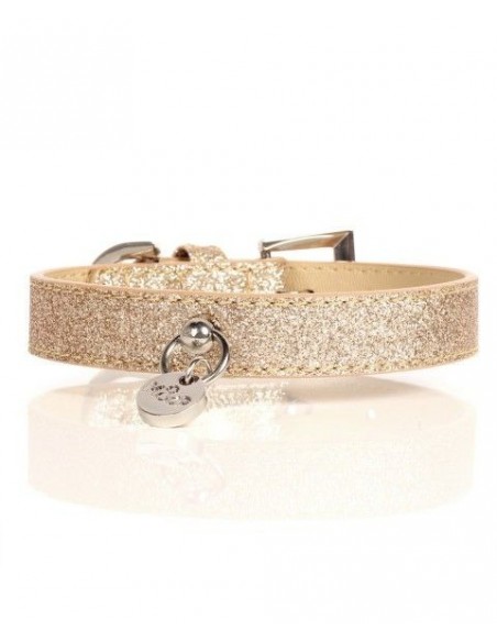 MILK & PEPPER COLLARE BRILLANTINI ORO PER CANI LUSSO