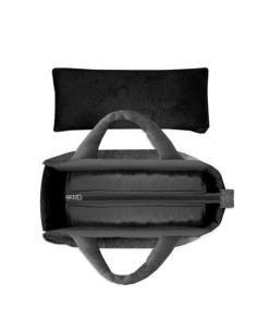 MILK & PEPPER BORSA TRASPORTINO GLITTER NERA LUXURY 40x20x27 (h) cm 2