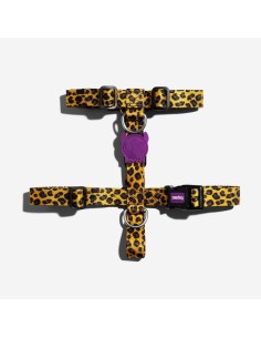 ZEEDOG PETTORINA AD H HONEY CANE LEOPARDATO