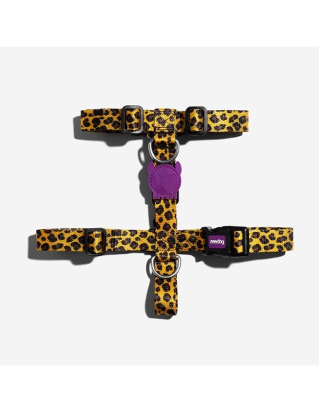 ZEEDOG PETTORINA AD H HONEY CANE LEOPARDATO