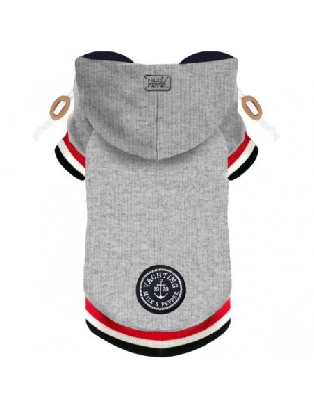 MILK & PEPPER FELPA LEGGERA ARTIMON PER CANI GRIGIA