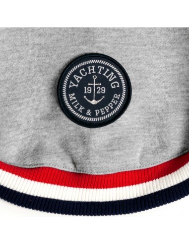 MILK & PEPPER FELPA LEGGERA ARTIMON PER CANI GRIGIA