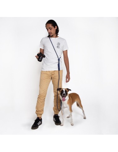 ZEEDOG GUINZAGLIO MANI LIBERI CANE BLUE TECH