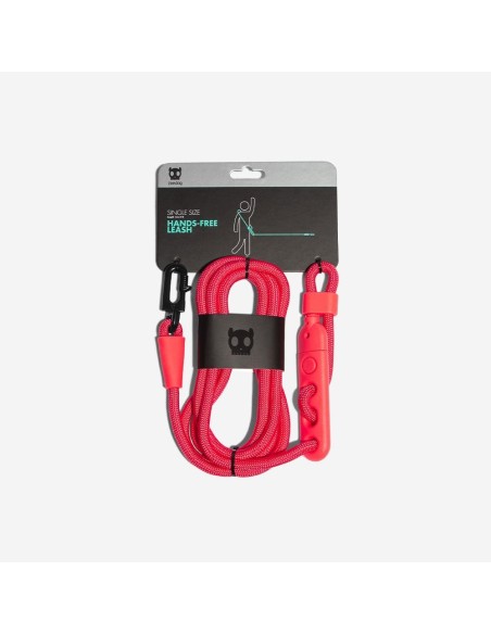 ZEEDOG GUINZAGLIO MANI LIBERI CANE NEON CORAL