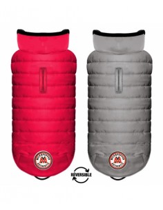 MILK & PEPPER PIUMINO REVERSIBILE FUXIA PERLA PER CANI