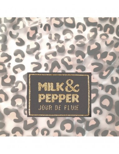 MILK&PEPPER FARAH IMPERMEABILE TRASPARENTE MACULATO PER CANI