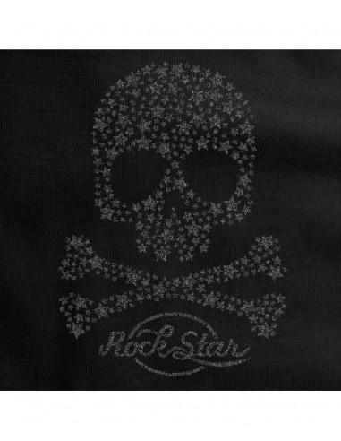 MILK & PEPPER MAGLIETTA I JIMI TESCHIO NERO T-SHIRT PER CANI