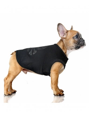 MILK & PEPPER MAGLIETTA I JIMI TESCHIO NERO T-SHIRT PER CANI