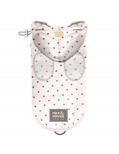 MILK & PEPPER ZELIE Raincoat Red Heart