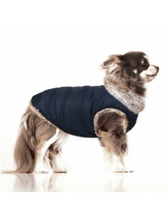 MILK & PEPPER VADIM Reversible Down Jacket Fur Beige/Navy 2