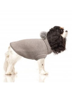 MILK & PEPPER CAMILLE Sweater Taupe 2