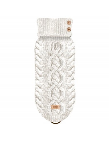 MILK & PEPPER DONOVAN Cable Sweater Ecru