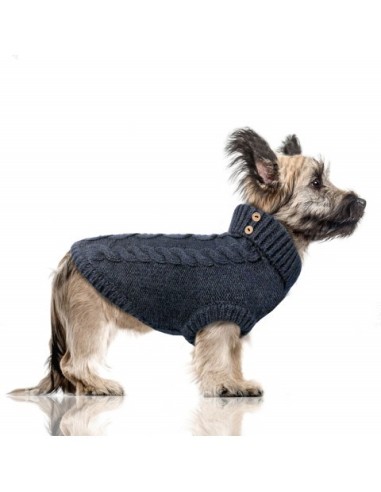 MILK & PEPPER DONOVAN Cable Sweater Navy