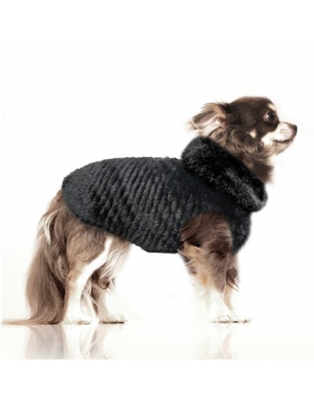 MILK & PEPPER MAJA Sweatshirt Black Fur