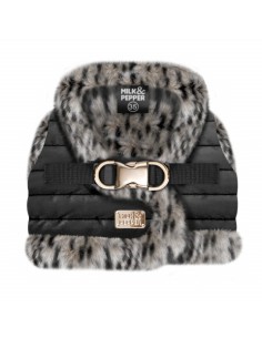 MILK & PEPPER KAMALA Harness Black /Fur Panthère