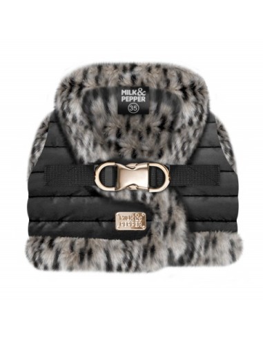 MILK & PEPPER KAMALA Harness Black /Fur Panthère