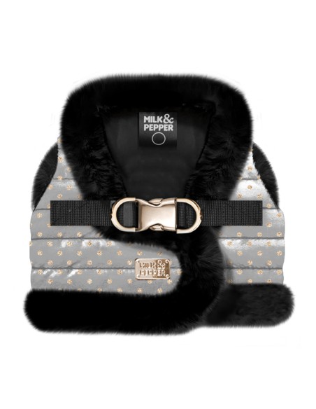 MILK & PEPPER MARIKA Harness - Grey & Golden Dots