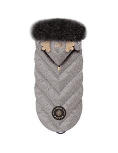 MILK & PEPPER ELMA Puff Jacket - Grey