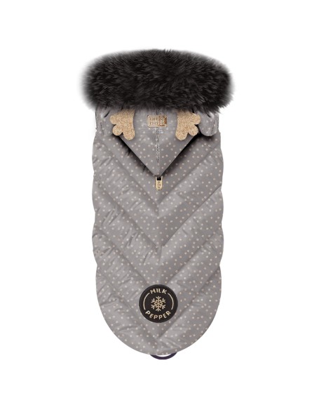 MILK & PEPPER ELMA Puff Jacket - Grey