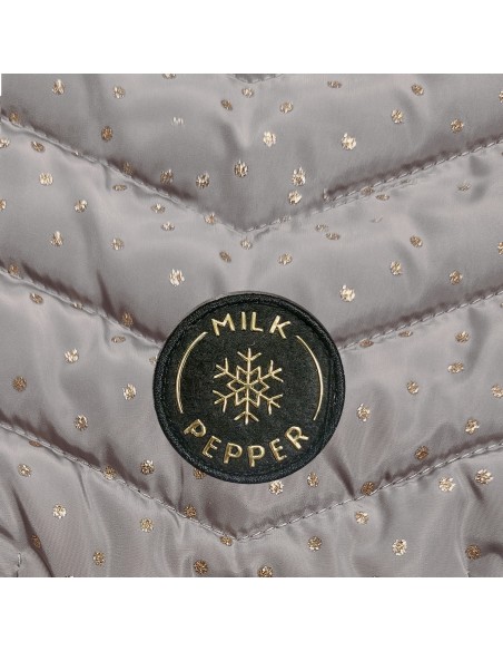 MILK & PEPPER ELMA Puff Jacket - Grey