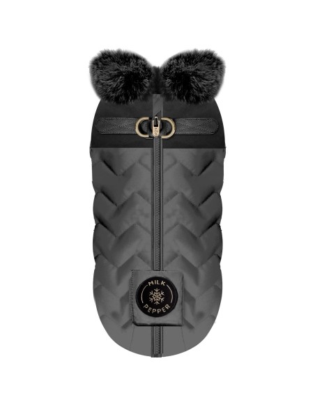 MILK & PEPPER PHILOMENE Puff Jacket - Grey