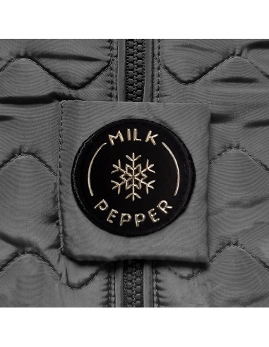 MILK & PEPPER PHILOMENE Puff Jacket - Grey