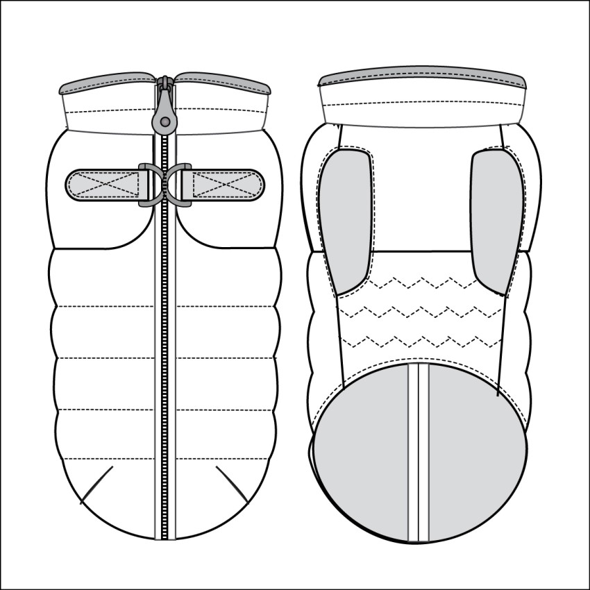 MILK & PEPPER AZELIE Puff Jacket - Pink