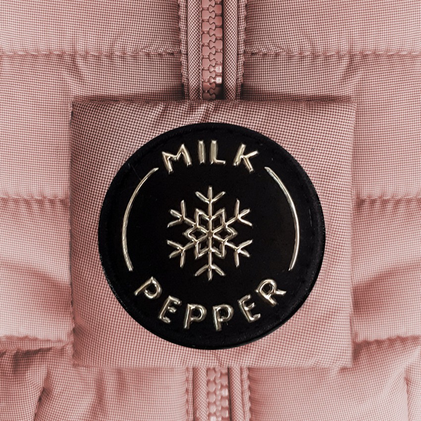 MILK & PEPPER AZELIE Puff Jacket - Pink