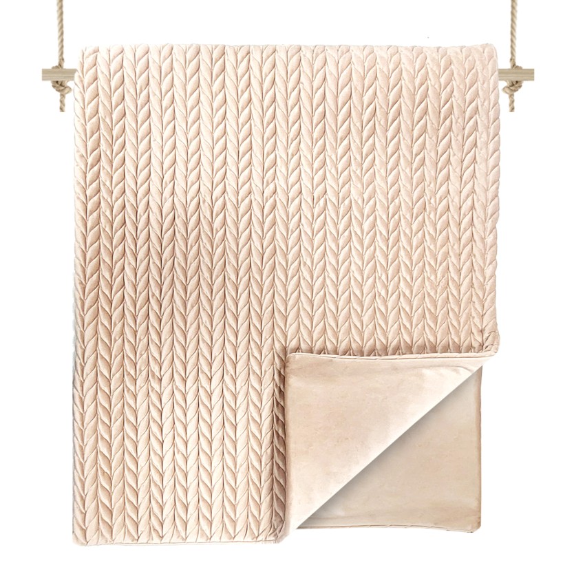 MILK & PEPPER MILAN Blanket - Pink