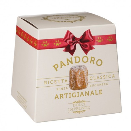 Dolci Impronte - Pandoro Natalizio in Scatola con Cocco - 120gr