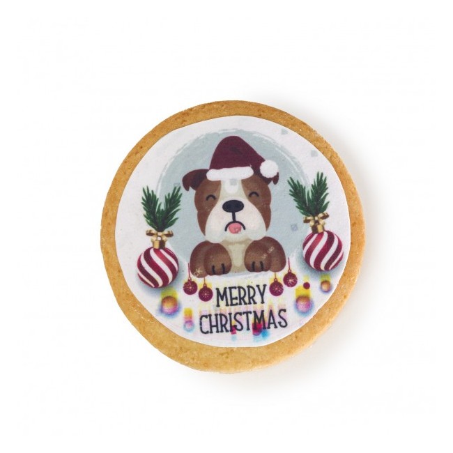 Dolci Impronte - Biscotto Rotondo Merry Christmas - 49gr V2 2