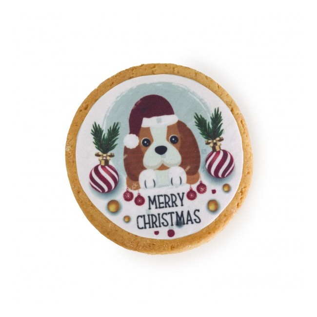 Dolci Impronte - Biscotto Rotondo Merry Christmas - 49gr V3 2