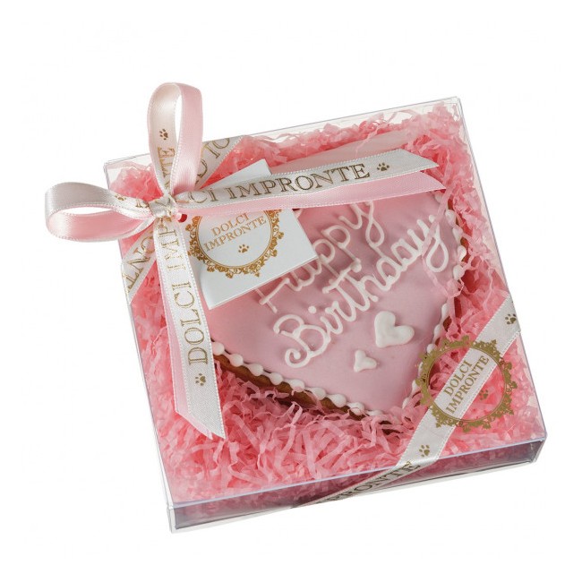 Dolci Impronte ® - Cuore di Torta Rosa - 110gr