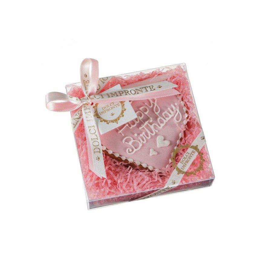 Dolci Impronte ® - Cuore di Torta Rosa - 110gr