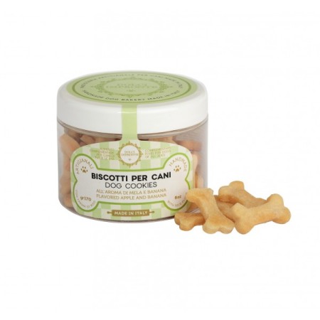 Dolci Impronte® - Biscotti con Farina Di Riso - Aromatizzati Mela e Banana - Vaso 170 gr