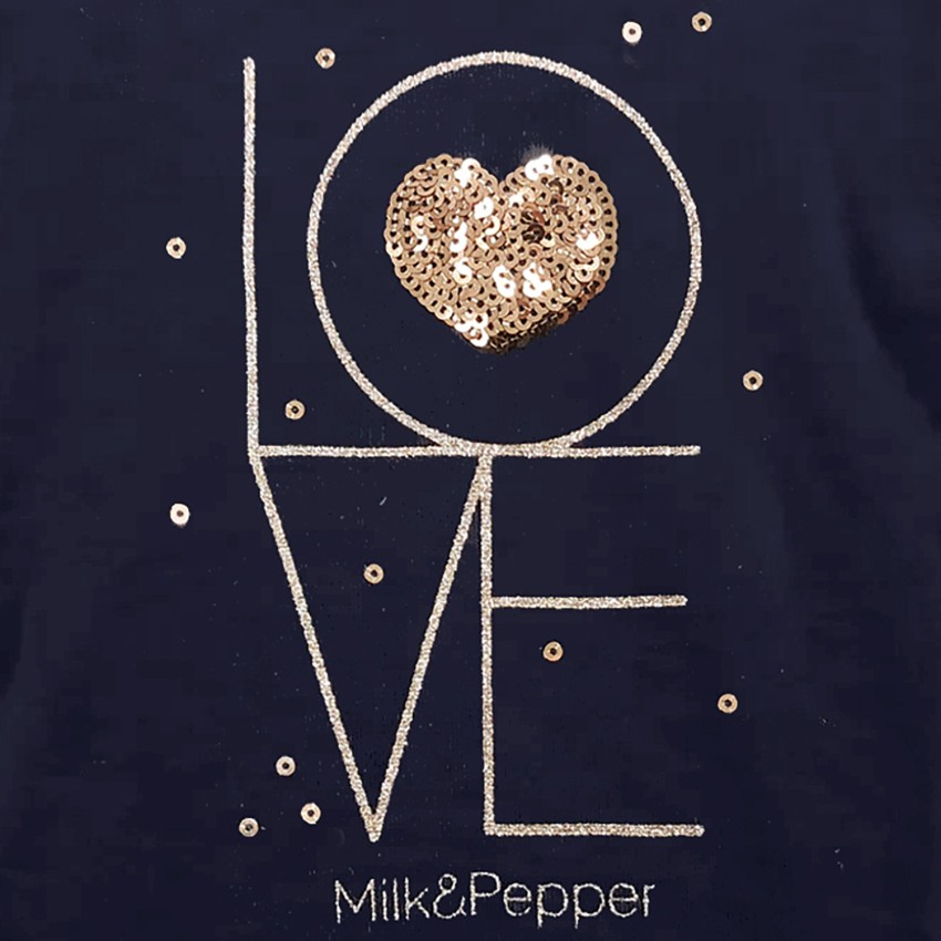 MILK & PEPPER HELOÏSE T-Shirt - Blue