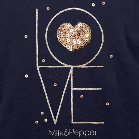 MILK & PEPPER HELOÏSE T-Shirt - Blue
