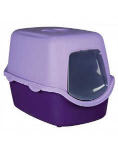 TRIXIE LETTIERA CHIUSA CASETTA IGIENICA CON PORTA PER GATTI LILLA/VIOLA